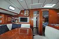 Private Sailboat Interior