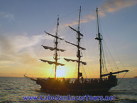 Pirate Sunset Sailing Cabo